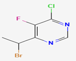 6-(1-Bromoethyl)-4-chloro-5-fluoropyrimidine